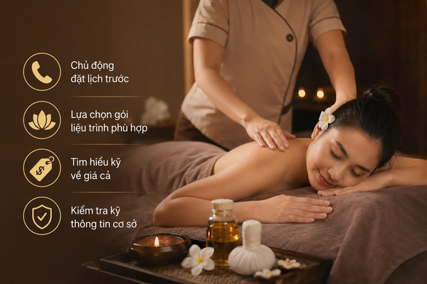 Lưu ý quan trọng khi đi thư giãn tại các cơ sở massage nuru Vũ Trọng Phụng